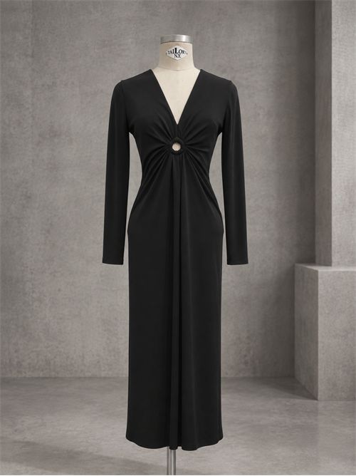 Abito midi anello SUSY MIX | V12558NERO